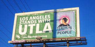 Eagle Rockers rally in support of teachers during LAUSD strike