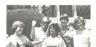 UPDATE: Donor Barry Crosthwaite ’80, Bill Davis ’80 among five alumni in “Aryan Alliance” yearbook photo