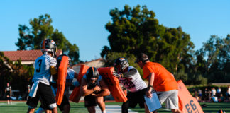 Football wins season opener