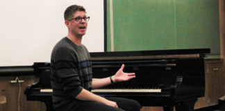 Professor Schoenberg presents concerto on climate change during UN week