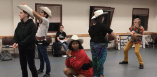 “Statute 21.06: Homosexual Conduct” transitions to audio performance