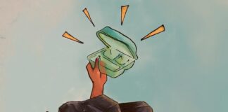 Opinion: How a pile of trash can break your heart eco clambshell illustration