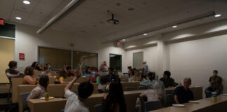 Students and faculty across disciplines witness the first planetary defense mission Group Watch Party Asteroids