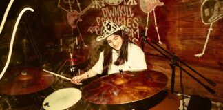 Drummer Lily Pesikoff keeps her own tempo with Enny Owl and the Backroom Rumors Lily Pesikoff