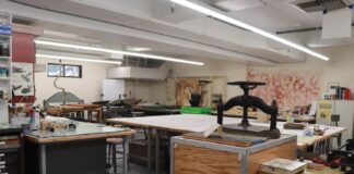 Occidental’s beloved Letterpress program finds a new home in the library Letterpress