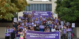 Non-tenured track faculty make gains, but strive for more, in new contract