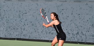 First years shine on women’s tennis