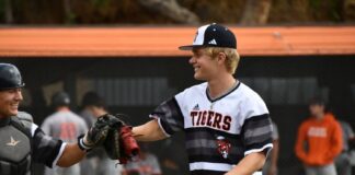 Riley Holcomb returns from injury with nine-strikeout outing, Bella Wilde brings determination to quadruple-header