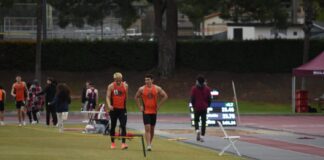 Zoey Hrabe and Zach McGraw show out at Oxy Distance Carnival for records and podium finishes
