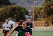 Haylee Weatherspoon represents NELA at flag football Olympic Trials