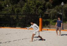 Stewie beach volleyball court debuts, renovations ongoing