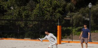Stewie beach volleyball court debuts, renovations ongoing