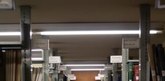 Damaging water leak in book stacks prompts library staff to reevaluate and move forward