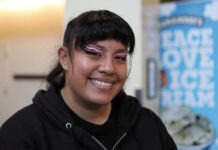 Erica Garcia’s unique eyeshadow lights up the Marketplace