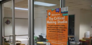 Critical Making Studio provides free access to art space and equipment